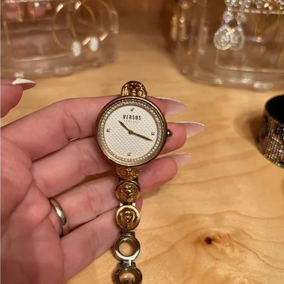 Versace Gold and Silver Watch - Picture 2 of 7